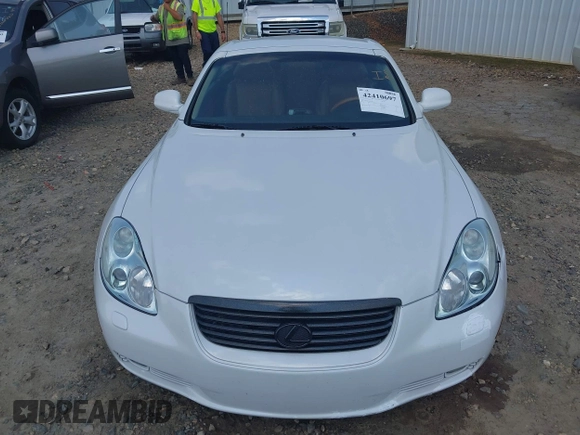 2002 Lexus SC 430 with VIN JTHFN48Y820027848, listed as a IAAI auction lot 42410697 with 151,582 mi miles and . Bid and sale history available at DreamBid. Image 12.