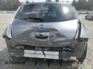 2015 Nissan LEAF S with VIN 1N4AZ0CP9FC324158, listed as a Copart auction lot 54945665 with 79,452 mi miles and Salvage Title. Bid and sale history available at DreamBid. Image 6.