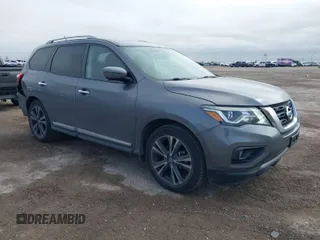 2018 Nissan Pathfinder SL with VIN 5N1DR2MN7JC678216, listed as a IAAI auction lot 41424767 with 94,139 mi miles. Bid and sale history available at carsss.com. Image 1.