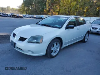 2005 Mitsubishi Galant GTS with VIN 4A3AB76S25E026011, listed as a Copart auction lot 75709914 with 182,561 mi miles and Salvage Title. Bid and sale history available at carsss.com. Image 1.