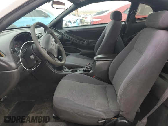 2001 Ford Mustang Standard with VIN 1FAFP40421F193076, listed as a Copart auction lot 57353585 with Not provided miles and Clean title. Bid and sale history available at DreamBid. Image 7.