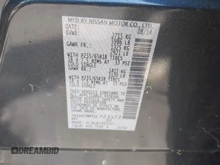 2014 Nissan Pathfinder S with VIN 5N1AR2MM3EC723572, listed as a IAAI auction lot 42657522 with 138,328 mi miles and . Bid and sale history available at DreamBid. Image 9.