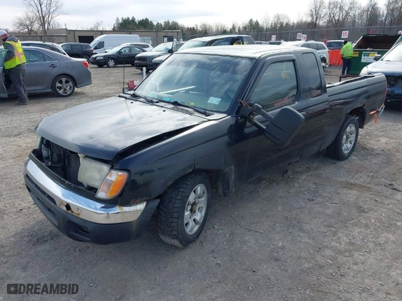 2000 Nissan Frontier 2WD XE with VIN 1N6DD26S1YC307758, listed as a IAAI auction lot 41902443 with 76,560 mi miles. Bid and sale history available at carsss.com. Image 2.