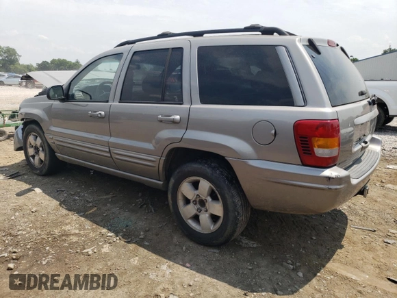 2001 Jeep Grand Cherokee Limited with VIN 1J4GW58S91C586210, listed as a Copart auction lot 58985344 with 151,912 mi miles and Salvage Title. Bid and sale history available at carsss.com. Image 2.