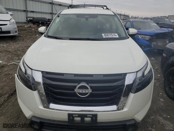 2023 Nissan Pathfinder SV with VIN 5N1DR3BC2PC262378, listed as a Copart auction lot 85972514 with 31,010 mi miles and Salvage Title. Bid and sale history available at carsss.com. Image 5.