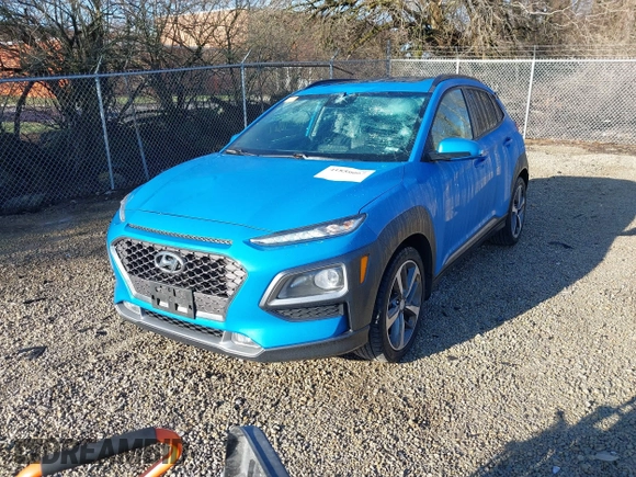 2018 Hyundai Kona Limited with VIN KM8K33A5XJU168830, listed as a IAAI auction lot 41859067 with 43,145 mi miles. Bid and sale history available at carsss.com. Image 18.
