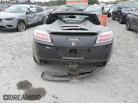 2007 Saturn Sky with VIN 1G8MB35B07Y138781, listed as a Copart auction lot 79624964 with 45,298 mi miles and Salvage Title. Bid and sale history available at DreamBid. Image 6.