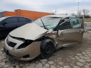 2010 Toyota Corolla with VIN 2T1BU4EE7AC487164, listed as a Copart auction lot 44238585 with 168,179 mi miles and Salvage Title. Bid and sale history available at carsss.com. Image 1.