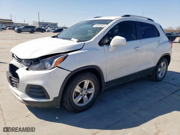2018 Chevrolet Trax LT with VIN 3GNCJLSB4JL222353, listed as a Copart auction lot 48564895 with 48,132 mi miles and Salvage Title. Bid and sale history available at carsss.com. Image 1.