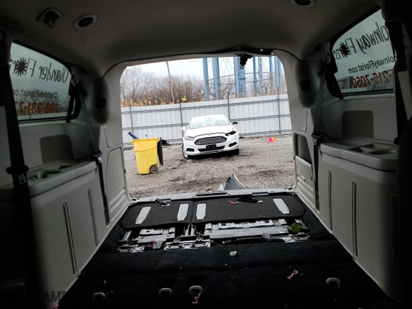 2019 Dodge Grand Caravan SE with VIN 2C4RDGBG4KR808617, listed as a Copart auction lot 46860715 with 144,323 mi miles and Salvage Title. Bid and sale history available at carsss.com. Image 10.