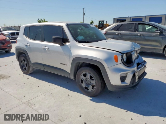 2020 Jeep Renegade Sport with VIN ZACNJAAB3LPL03021, listed as a Copart auction lot 62174615 with 51,645 mi miles and Salvage title. Bid and sale history available at DreamBid. Image 4.