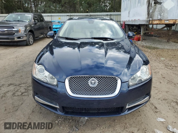 2010 Jaguar XF Premium Luxury with VIN SAJWA0GBXALR74276, listed as a Copart auction lot 79455534 with 0 mi miles and Salvage Title. Bid and sale history available at carsss.com. Image 5.