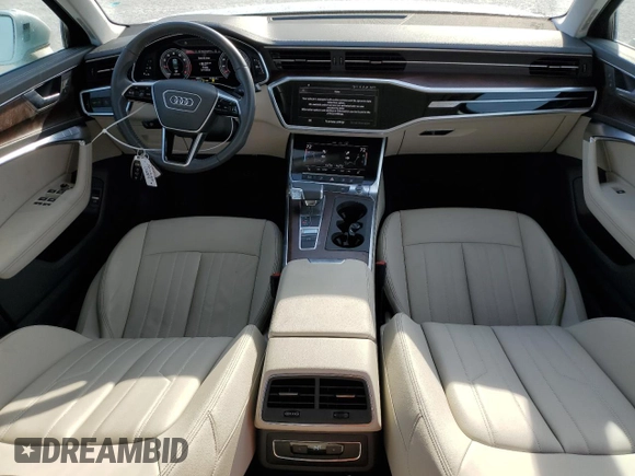 2021 Audi A6 Premium Plus with VIN WAUE8AF24MN031836, listed as a Copart auction lot 48122435 with 9,751 mi miles and Non Repairable. Bid and sale history available at carsss.com. Image 8.