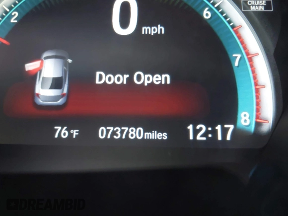 2017 Honda Civic EX-T with VIN 2HGFC1F36HH640361, listed as a IAAI auction lot 42161823 with 73,780 mi miles. Bid and sale history available at carsss.com. Image 16.