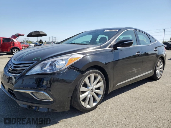 2017 Hyundai Azera Limited z VIN KMHFH4JG1HA590961, wystawiony jako Copart lot #57358035 z przebiegiem 66 985 mil mil oraz Szkoda całkowita • Salvage title. Historia ofert i sprzedaży dostępna na DreamBid. Obrazek 1.