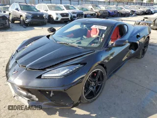 2021 Chevrolet Corvette 2LT with VIN 1G1YB2D43M5125954, listed as a Copart auction lot 78750964 with 23,158 mi miles and Salvage Title. Bid and sale history available at carsss.com. Image 1.