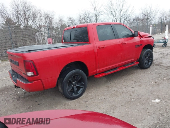2018 Ram 1500 Sport z VIN 1C6RR7MT1JS161612, wystawiony jako IAAI lot #40943059 z przebiegiem Nie podano mil oraz . Historia ofert i sprzedaży dostępna na DreamBid. Obrazek 4.