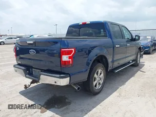2018 Ford F-150 XL with VIN 1FTEW1C58JKD53884, listed as a IAAI auction lot 42402222 with 159,330 mi miles and . Bid and sale history available at DreamBid. Image 4.