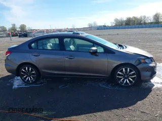 2015 Honda Civic Sedan EX-L with VIN 19XFB2F94FE058649, listed as a IAAI auction lot 41845076 with 191,652 mi miles. Bid and sale history available at carsss.com. Image 13.