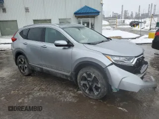 2018 Honda CR-V Touring with VIN 2HKRW2H9XJH118369, listed as a Copart auction lot 46841365 with 74,192 mi miles and Salvage Title. Bid and sale history available at carsss.com. Image 4.