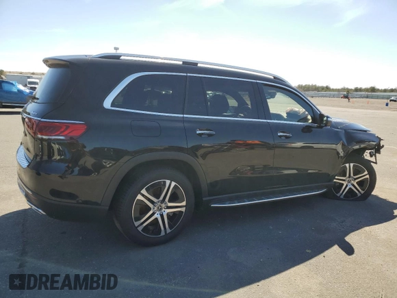 2021 Mercedes-Benz GLS 450 with VIN 4JGFF5KE7MA473906, listed as a Copart auction lot 47139594 with 25,994 mi miles and . Bid and sale history available at DreamBid. Image 3.