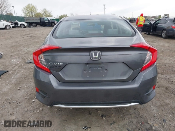 2019 Honda Civic Sedan LX with VIN 2HGFC2F66KH595946, listed as a IAAI auction lot 42017066 with 37,634 mi miles. Bid and sale history available at carsss.com. Image 16.