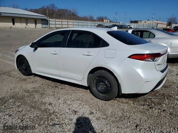 2022 Toyota Corolla LE with VIN JTDEPMAE2N3013681, listed as a Copart auction lot 50838095 with 24,592 mi miles and Salvage Title. Bid and sale history available at carsss.com. Image 2.