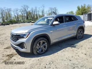 2024 Volkswagen Atlas SEL R-Line z VIN 1V2AE2CA5RC229421, wystawiony jako Copart lot #53551375 z przebiegiem 7 517 mil mil oraz Szkoda całkowita • Salvage title. Historia ofert i sprzedaży dostępna na DreamBid. Obrazek 1.