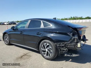 2023 Hyundai Sonata Hybrid Blue with VIN KMHL24JJ7PA054269, listed as a Copart auction lot 51837845 with 11,164 mi miles and Salvage Title. Bid and sale history available at carsss.com. Image 2.