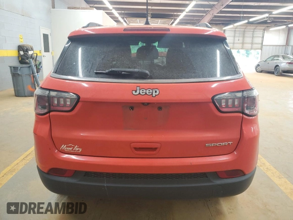2021 Jeep Compass Sport с VIN 3C4NJCAB8MT508181, выставлен на аукционе Copart как лот 55477055 с пробегом Не указан миль и Списание • Salvage title. История ставок и продаж доступна на DreamBid. Изображение 6.