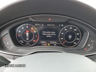 2019 Audi A4 allroad Premium Plus with VIN WA18NAF44KA107547, listed as a Copart auction lot 46144354 with 52,832 mi miles. Bid and sale history available at carsss.com. Image 9.