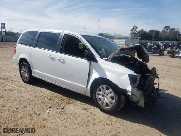 2018 Dodge Grand Caravan SE with VIN 2C4RDGBG7JR162004, listed as a Copart auction lot 43126095 with 0 mi miles and Non Repairable. Bid and sale history available at carsss.com. Image 4.