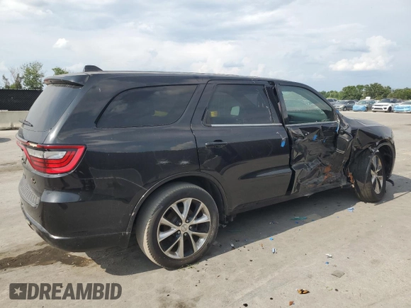 2014 Dodge Durango R/T with VIN 1C4SDHCT6EC405481, listed as a Copart auction lot 56023485 with 166,880 mi miles and Clean title. Bid and sale history available at DreamBid. Image 3.
