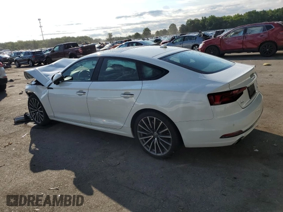 2018 Audi A5 Sportback Premium Plus with VIN WAUBNCF55JA125759, listed as a Copart auction lot 64282503 with 0 mi miles. Bid and sale history available at carsss.com. Image 2.