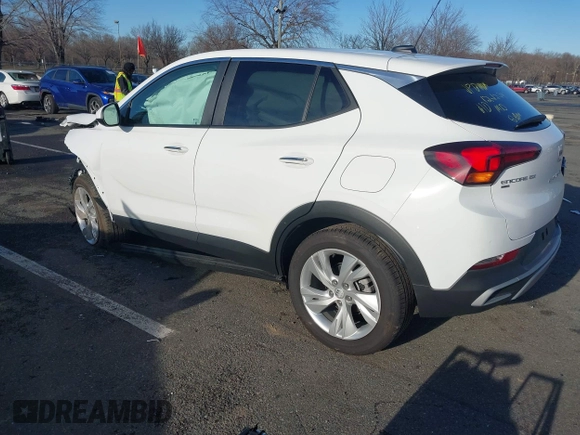 2024 Buick Encore GX Preferred with VIN KL4AMCSL1RB196043, listed as a IAAI auction lot 41131649 with 7,122 mi miles and . Bid and sale history available at DreamBid. Image 3.