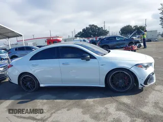 2021 Mercedes-Benz CLA 45 AMG with VIN W1K5J5DB4MN206125, listed as a IAAI auction lot 40928985 with 34,410 mi miles and . Bid and sale history available at DreamBid. Image 13.