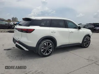 2023 Infiniti QX60 Luxe z VIN 5N1DL1FR4PC353091, wystawiony jako Copart lot #64525105 z przebiegiem Nie podano mil oraz Szkoda całkowita • Salvage title. Historia ofert i sprzedaży dostępna na DreamBid. Obrazek 3.