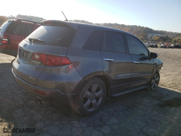 2008 Acura RDX Tech Pkg with VIN 5J8TB18588A011901, listed as a Copart auction lot 76191224 with 217,411 mi miles and Salvage Title. Bid and sale history available at carsss.com. Image 3.