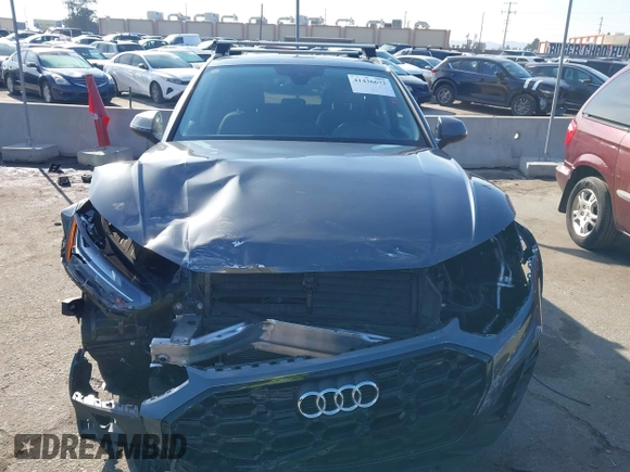 2022 Audi Q5 S line Premium Plus with VIN WA1EAAFY4N2006363, listed as a IAAI auction lot 41436673 with 31,745 mi miles. Bid and sale history available at carsss.com. Image 13.