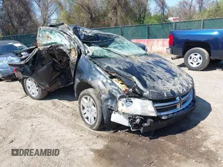 2013 Dodge Avenger SE with VIN 1C3CDZAB7DN580897, listed as a IAAI auction lot 41988683 with Not Provided miles and . Bid and sale history available at carsss.com. Image 1.