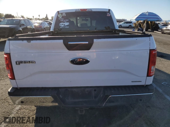 2015 Ford F-150 XL with VIN 1FTEX1CF3FKF18883, listed as a Copart auction lot 47052425 with 177,823 mi miles and Salvage Title. Bid and sale history available at carsss.com. Image 6.