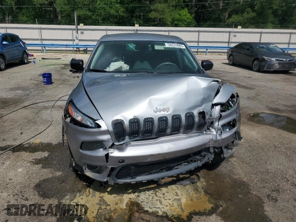 2015 Jeep Cherokee Sport with VIN 1C4PJLAB7FW536303, listed as a Copart auction lot 56233885 with 150,883 mi miles and Salvage title. Bid and sale history available at DreamBid. Image 5.
