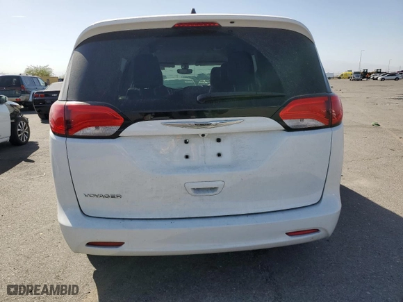 2021 Chrysler Voyager LXI with VIN 2C4RC1DGXMR551253, listed as a Copart auction lot 76611384 with 75,735 mi miles and Salvage Title. Bid and sale history available at carsss.com. Image 6.