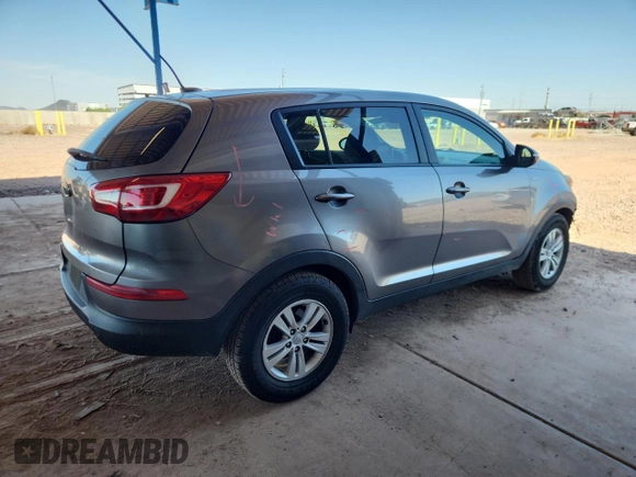 2011 Kia Sportage LX with VIN KNDPBCA22B7017760, listed as a Copart auction lot 60570025 with 118,617 mi miles and Salvage title. Bid and sale history available at DreamBid. Image 3.