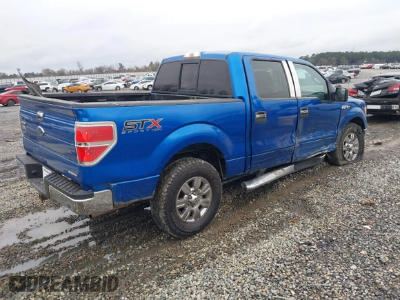 2011 Ford F-150 XL with VIN 1FTFW1EF0BFA37402, listed as a IAAI auction lot 41622872 with 212,279 mi miles. Bid and sale history available at carsss.com. Image 4.