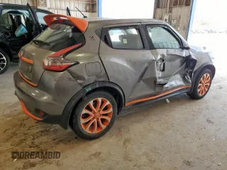 2015 Nissan Juke SV with VIN JN8AF5MV5FT552577, listed as a Copart auction lot 58601095 with 121,896 mi miles and Salvage title. Bid and sale history available at DreamBid. Image 3.