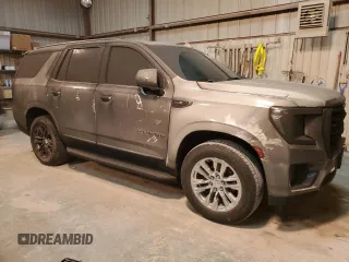 2021 GMC Yukon SLT with VIN 1GKS1BKD3MR185989, listed as a Copart auction lot 45839325 with 0 mi miles and Salvage Title. Bid and sale history available at carsss.com. Image 4.