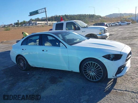 2023 Mercedes-Benz C 300 with VIN W1KAF4GB4PR127556, listed as a IAAI auction lot 41606489 with 14,815 mi miles and . Bid and sale history available at DreamBid. Image 14.