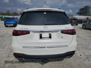 2025 Mercedes-Benz GLS with VIN 4JGFF5KE0SB332070, listed as a Copart auction lot 48843365 with 7 mi miles and Salvage Title. Bid and sale history available at carsss.com. Image 6.