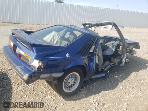1985 Ford Mustang with VIN 1FABP28A4FF128833, listed as a Copart auction lot 61380294 with Not provided miles and Non repairable. Bid and sale history available at DreamBid. Image 3.